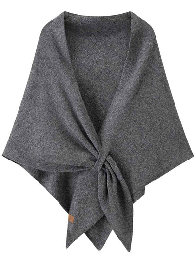 Zoey Classic Solid Color Knitted Shawl