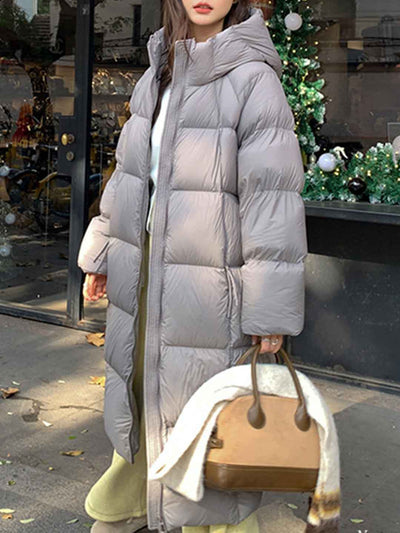 Ella Loose Winter Winter Hooded Coat