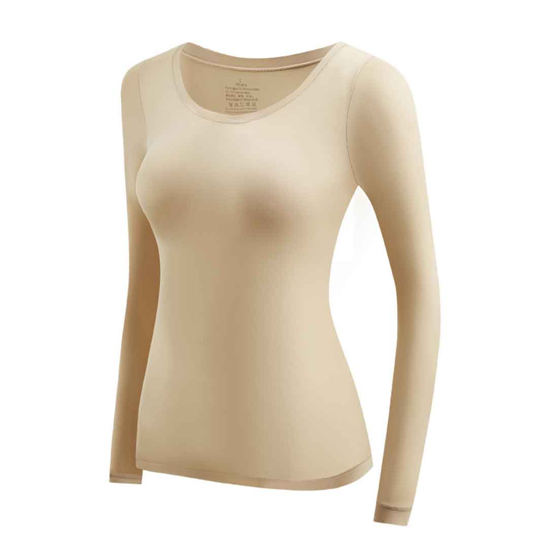 2pcs Women'S Crew Neck Ultra-Thin Underwear Set