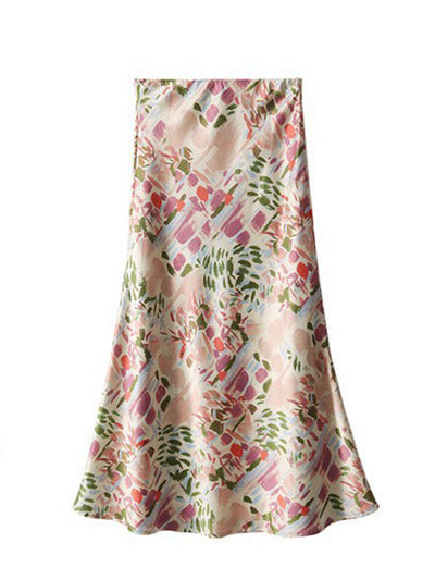 Chloe Elegant Suspender Floral Dress