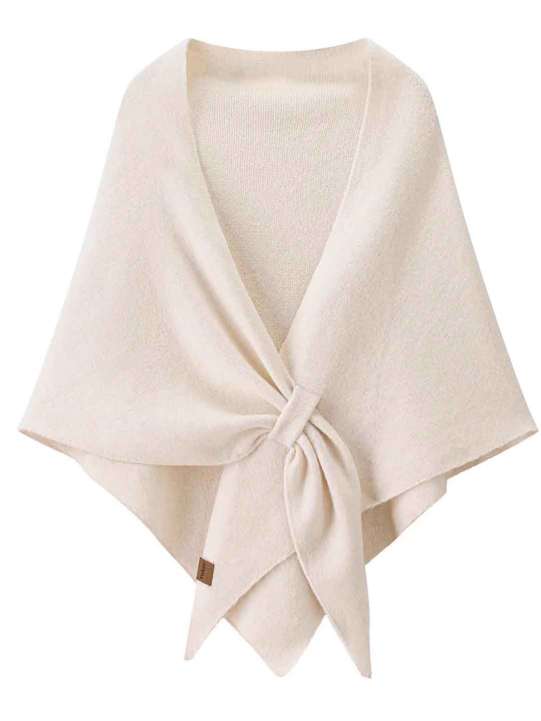 Zoey Classic Solid Color Knitted Shawl