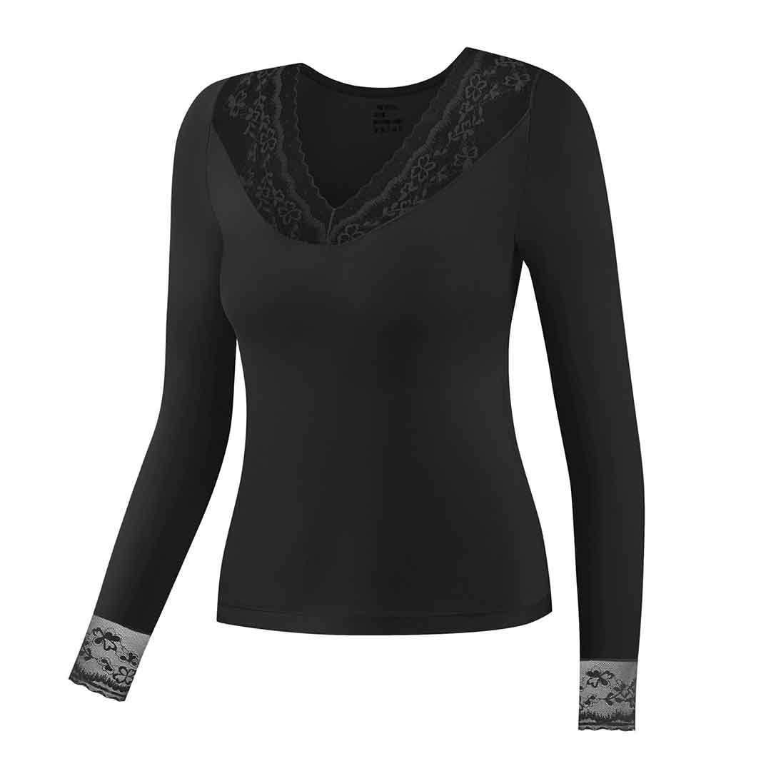 2pcs Women'S Lace V-Neck Tight Underwear Set