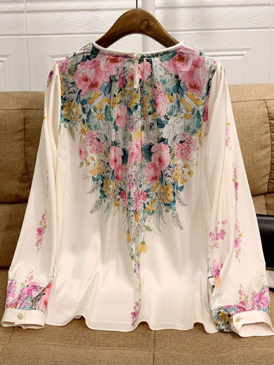 Faith Classic Printed Chiffon Shirt