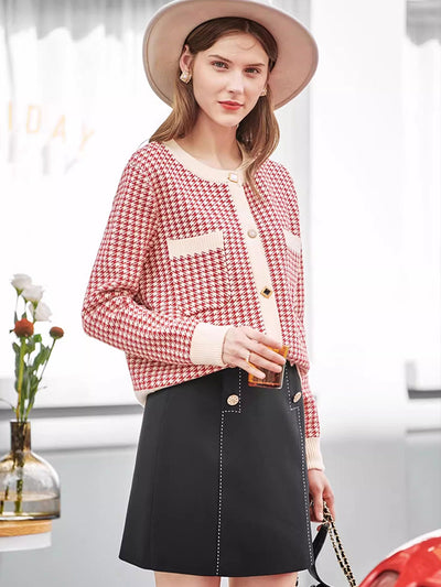 Sarah Retro Loose Knitted Cardigan