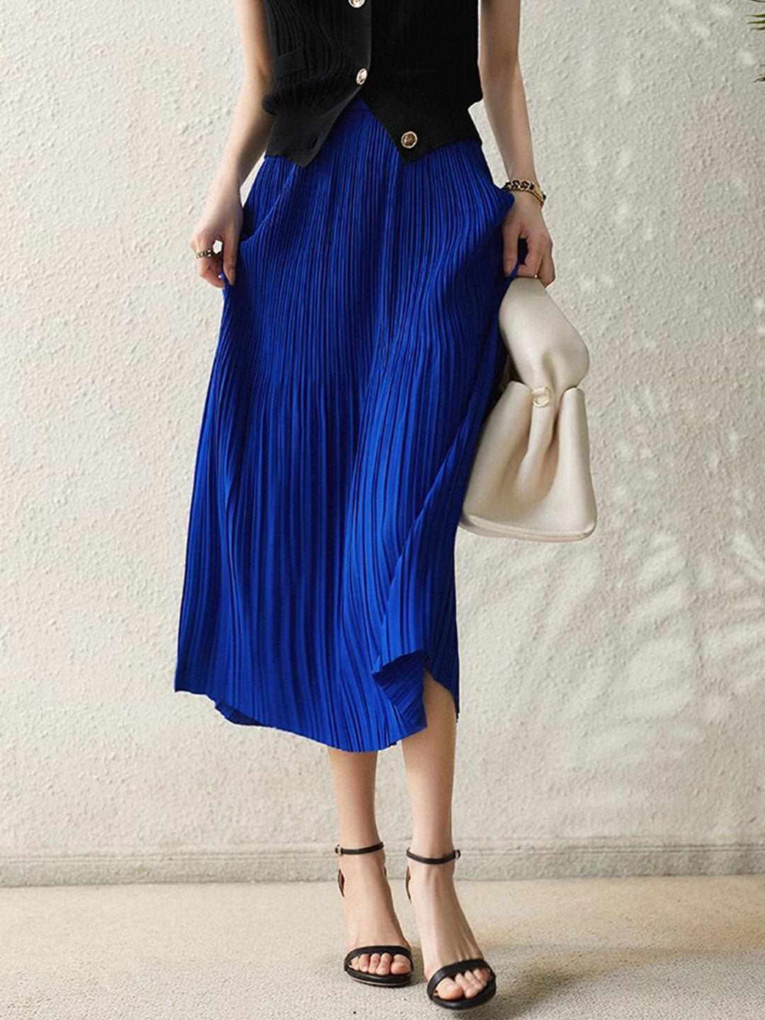 Taylor Daily Paneled Pleated Skirt