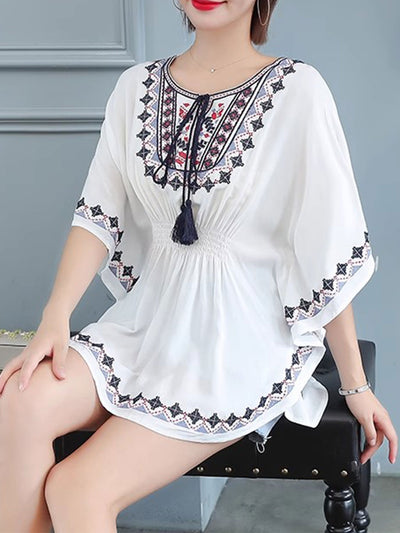 Claire Casual Loose Waist Chiffon Shirt