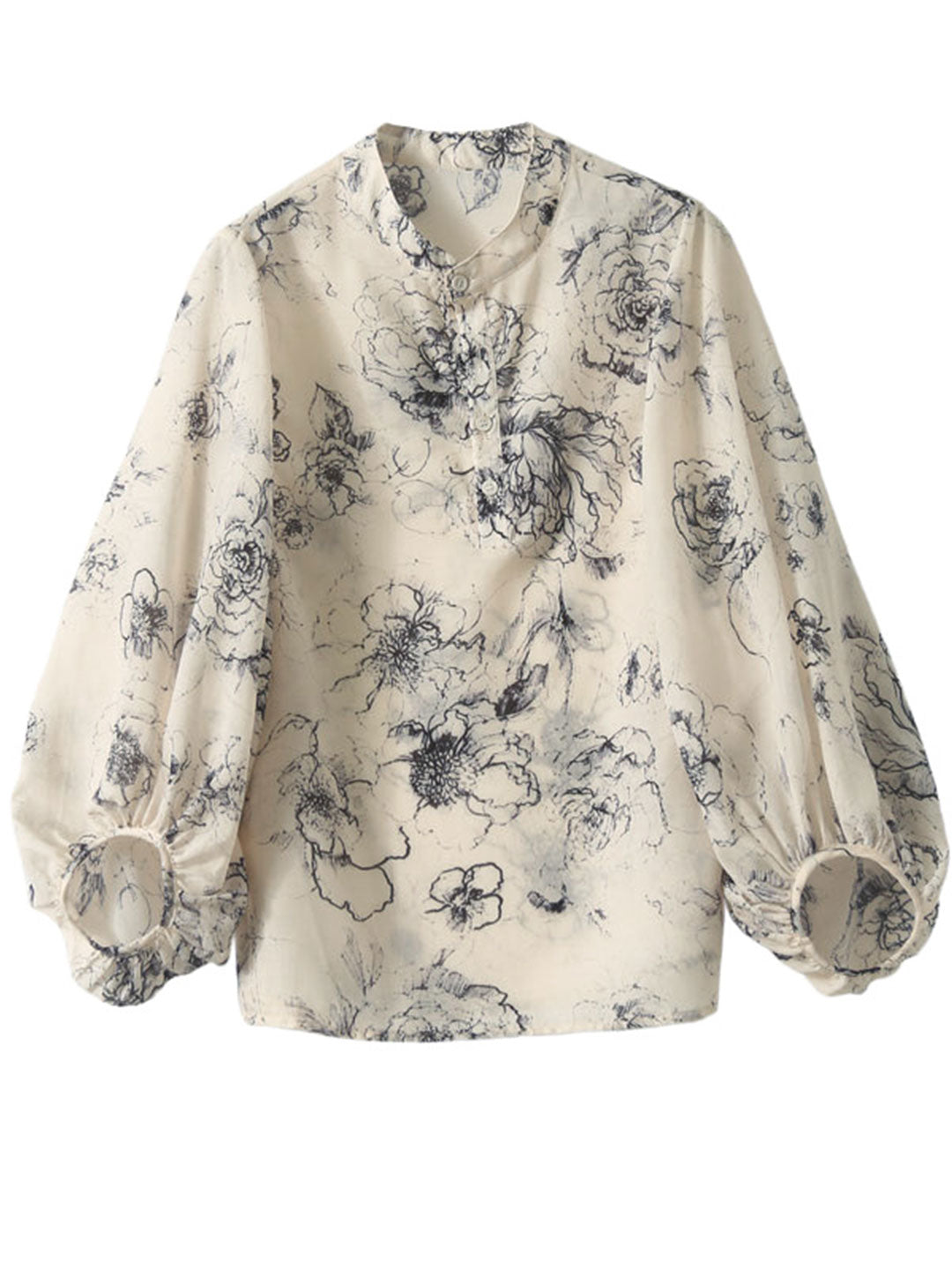 Andrea Elegant Printed Panel Top