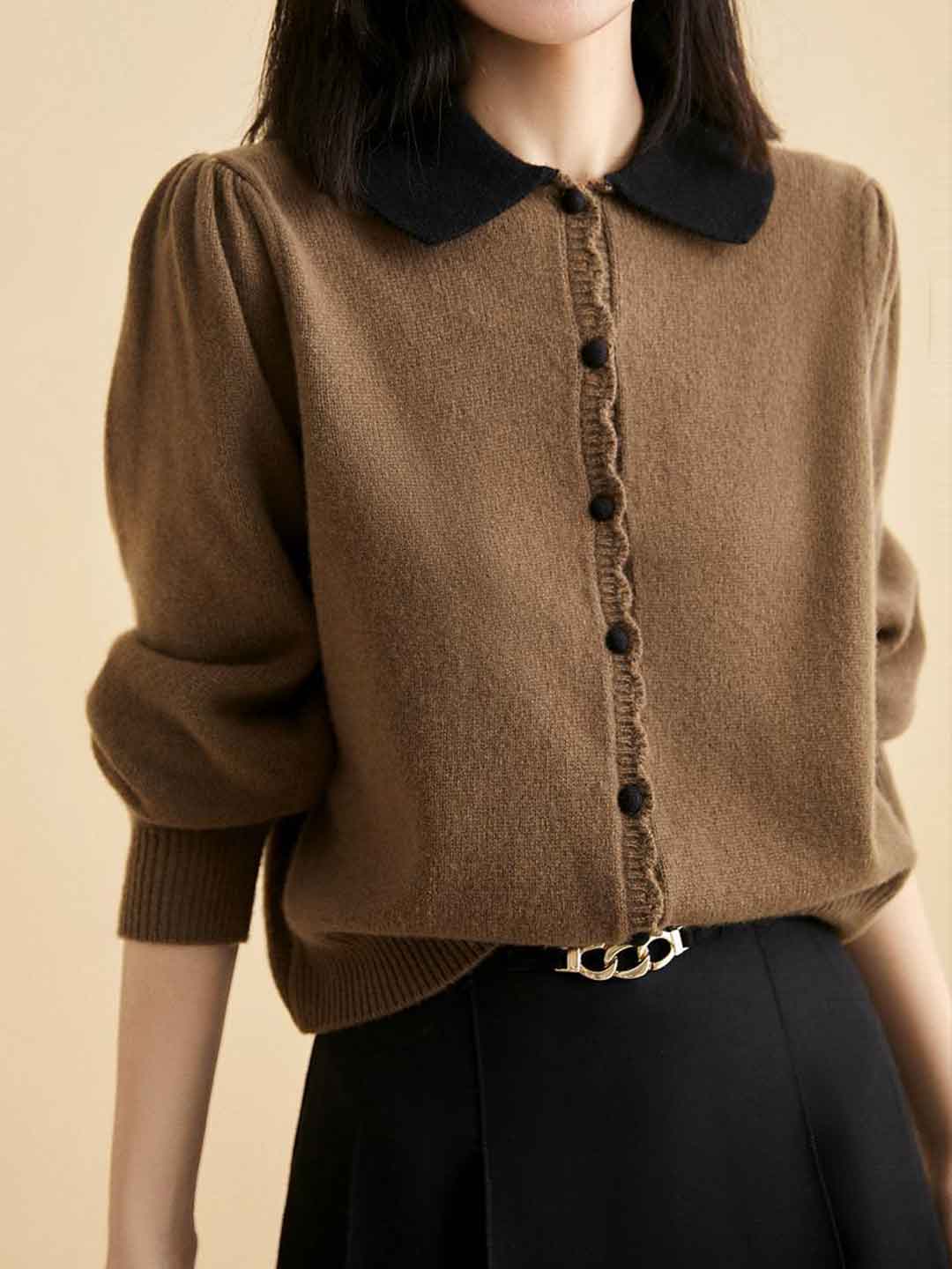 Hailey Classic Lapel Knitted Cardigan