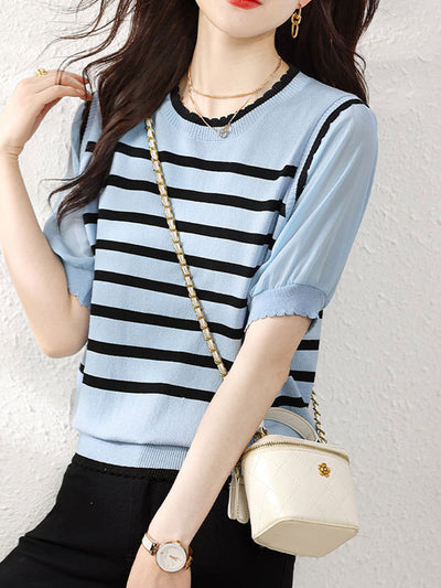 Kayla Classic Striped Knitted Sweater