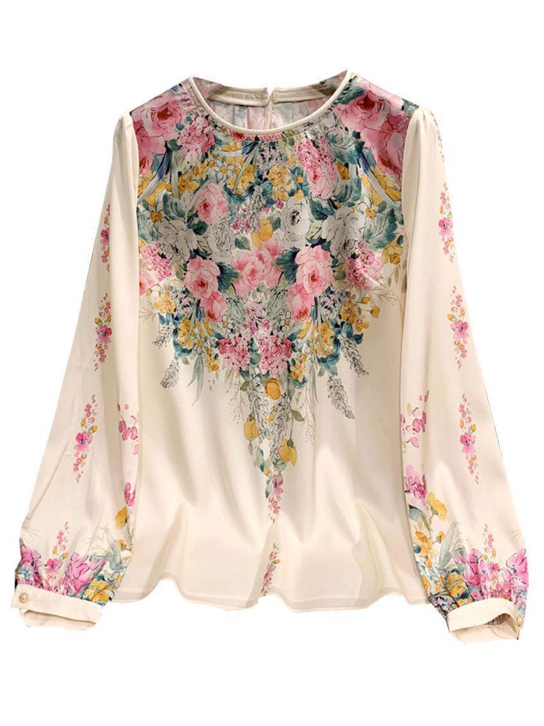 Faith Classic Printed Chiffon Shirt