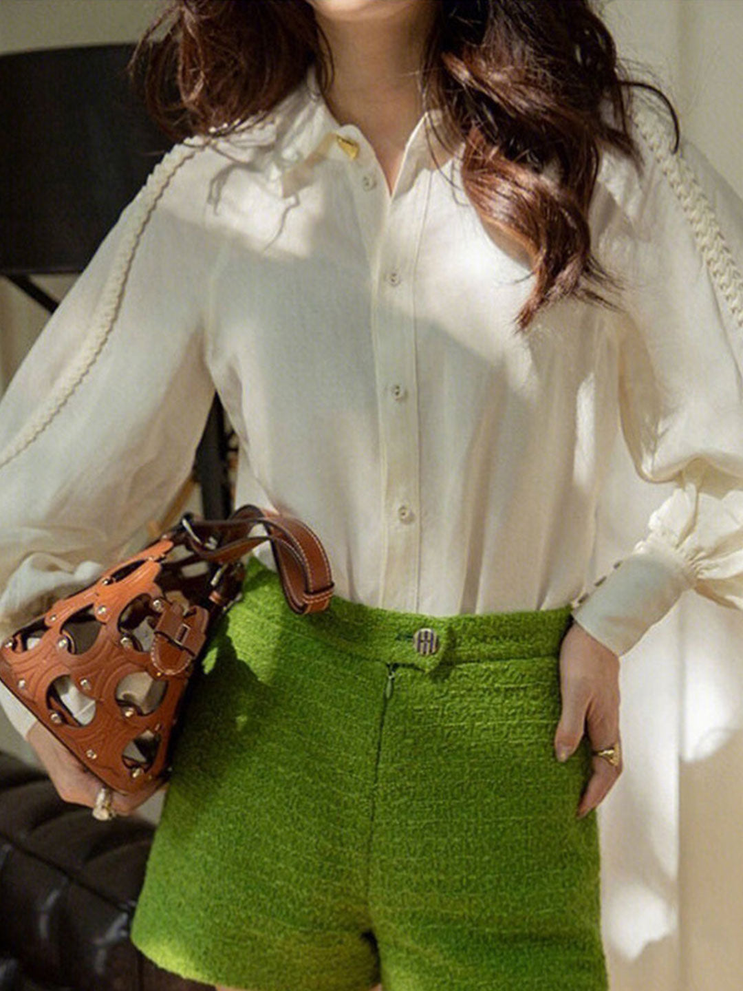 Abigail Retro Puff Sleeve Blouse