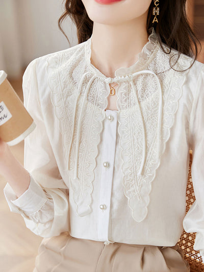 Emma Classic Embroidered Auricular Shirt