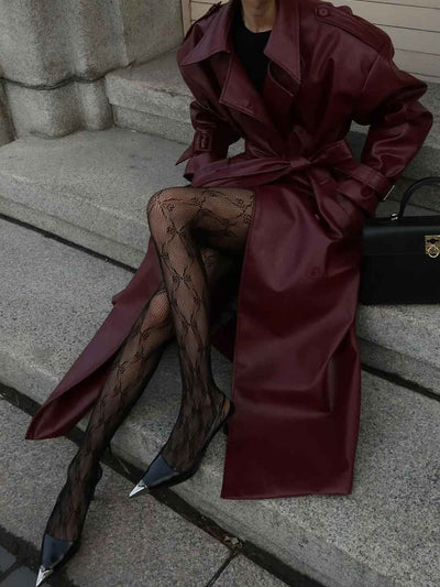 Tulle Sheer Tights With Bow Pattern