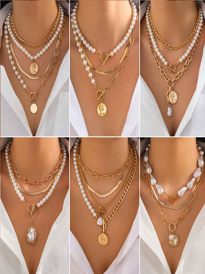 Baroque Shaped Pearl Necklace