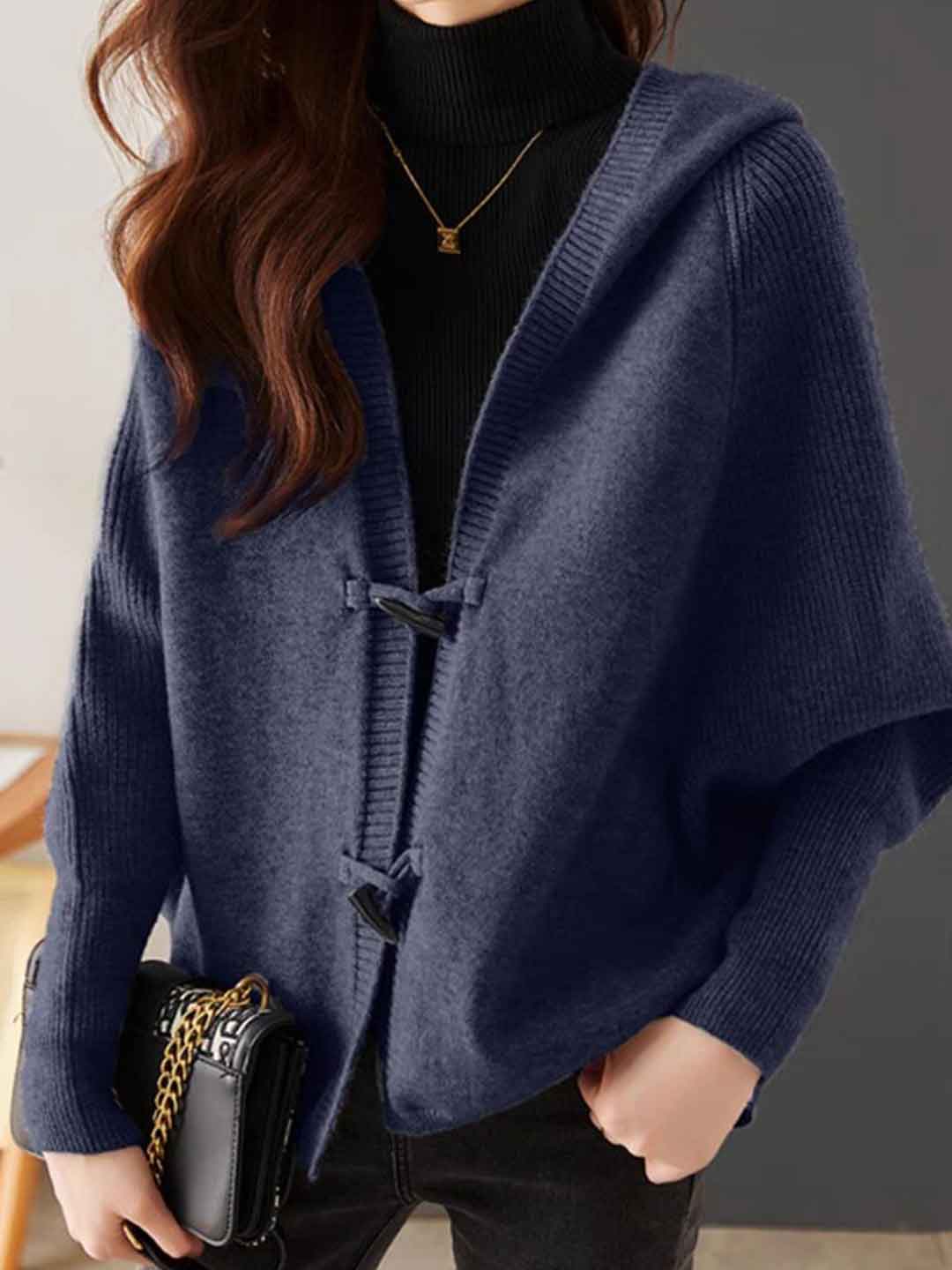 Olivia Loose Solid Color Knitted Cardigan