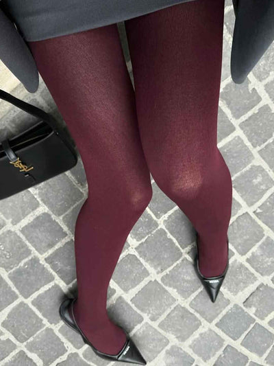 Plain Soft Velvet Touch Tights