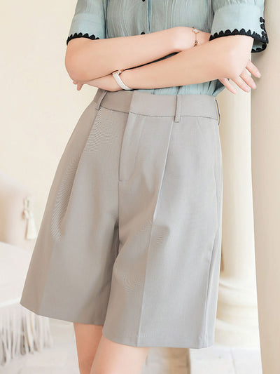 Alisa Casual Suit High Waist Shorts
