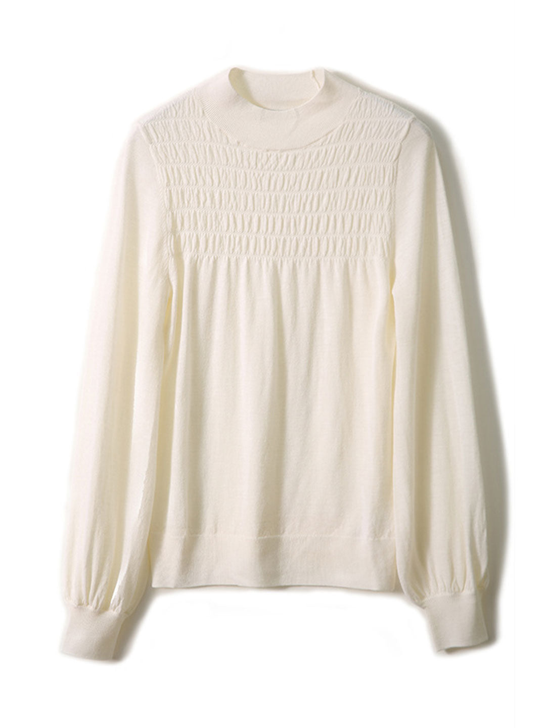 Hannah Retro Lantern Sleeve Knitted Sweater