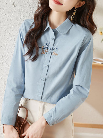 Bella Retro Embroidered Shirt