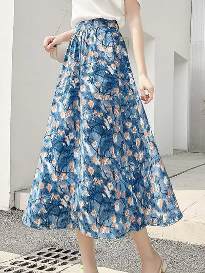 Genesis Elegant Floral Printed Skirt