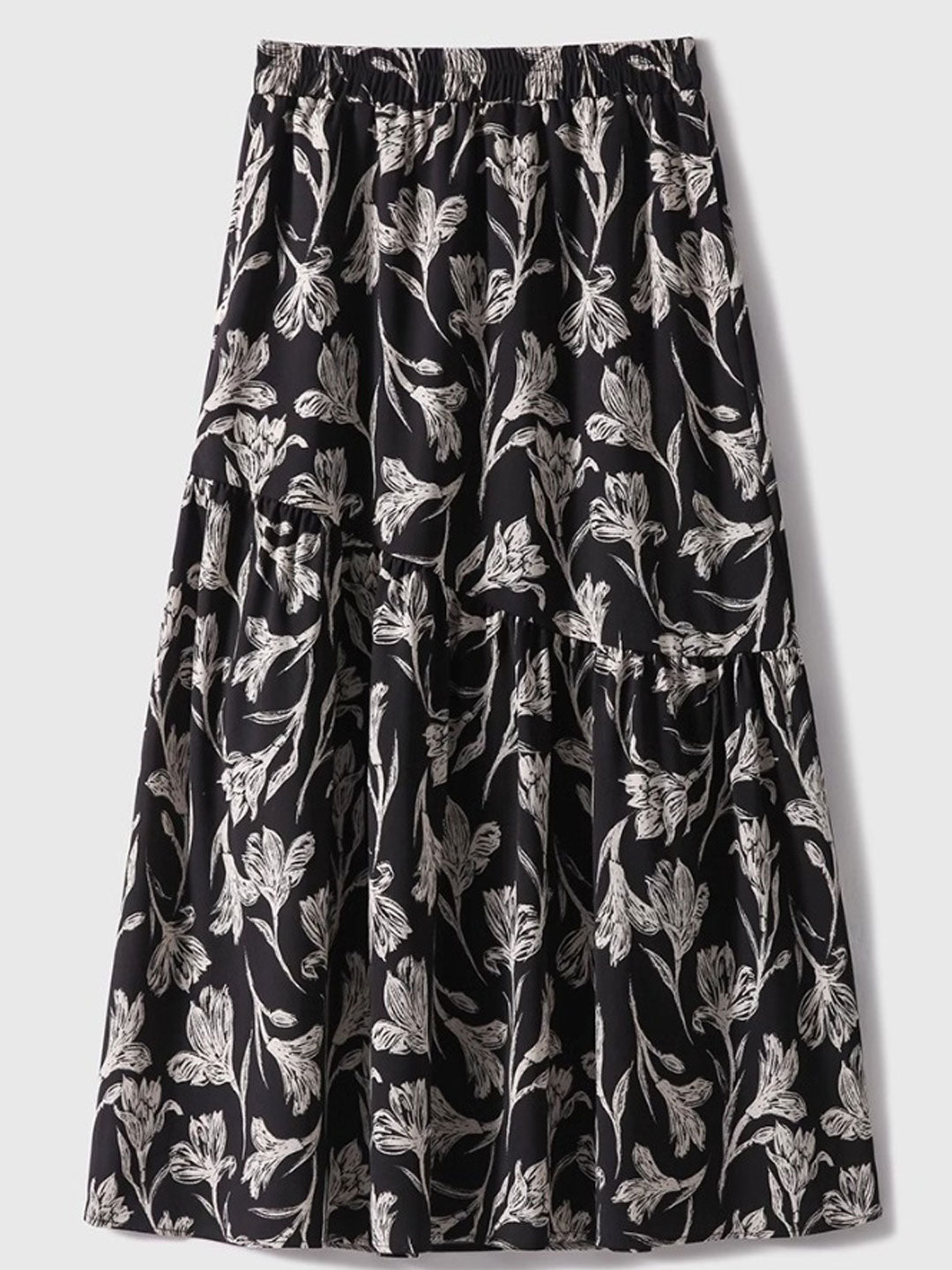 Ava Vacation A-line Floral Printed Skirt