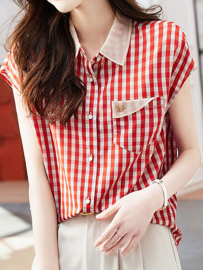 Olivia Casual Printed Chiffon Shirt