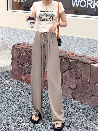 Lauren Classic Loose Casual Pants