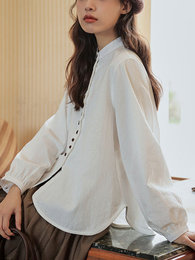 Trinity Loose Solid Color Shirt