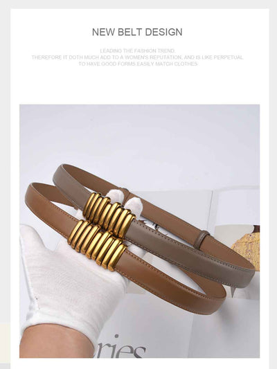 Vintage Adjustable Leather Belt