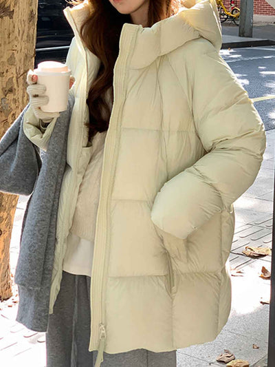 Natalie Classic Solid Color Winter Coat