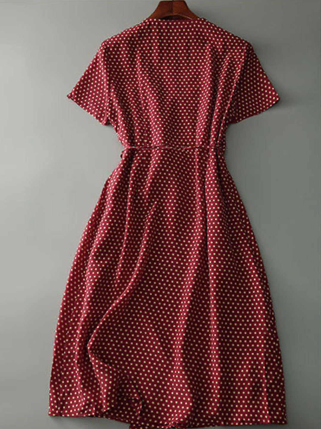 Kayla Vintage Polka Dot Strappy Dress