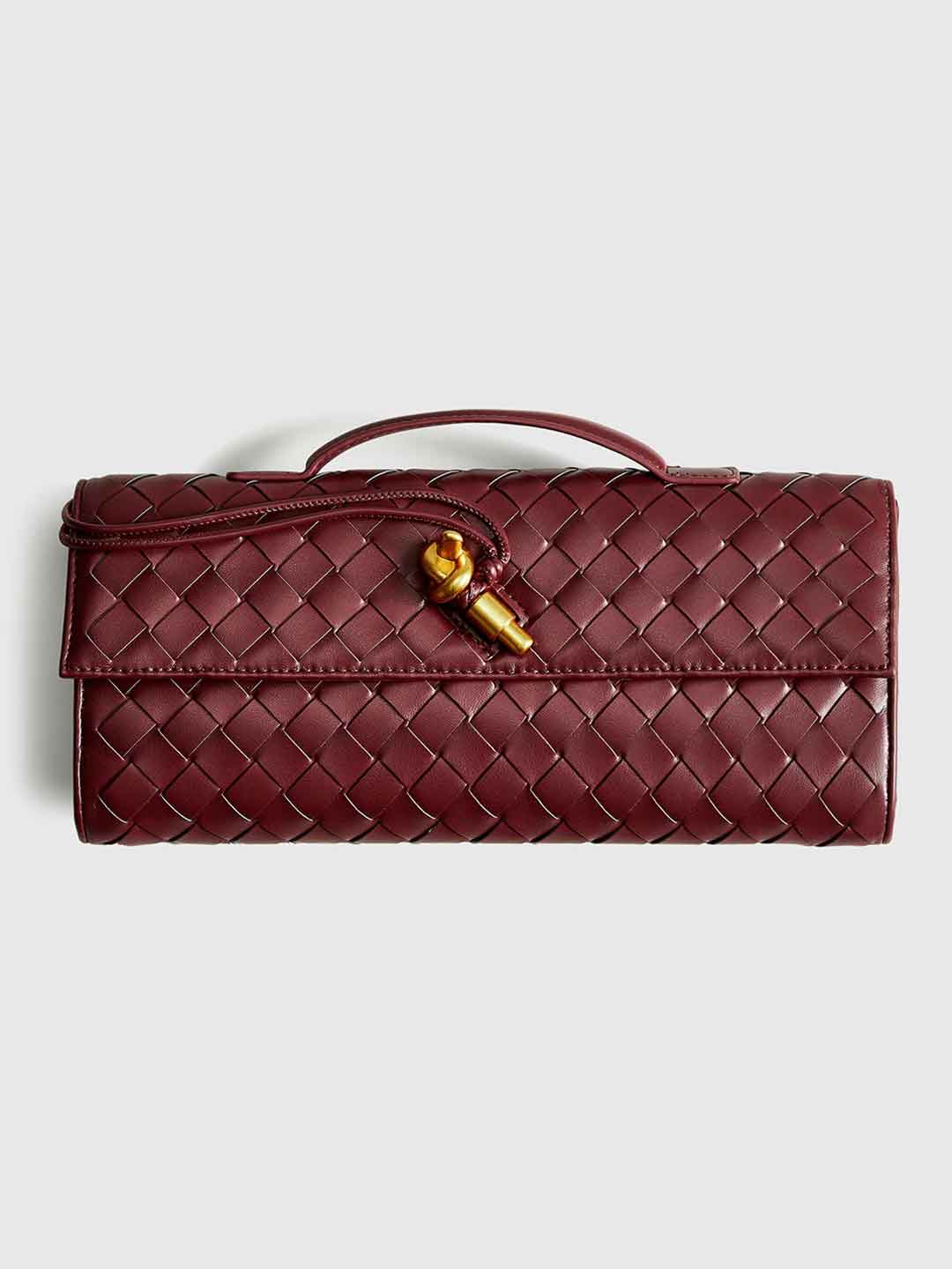 Baguette Shoulder Messenger Woven Bag