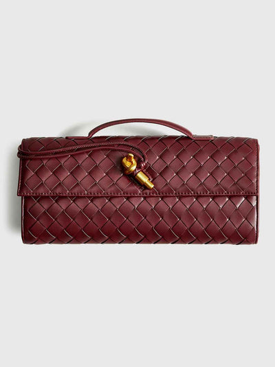 Baguette Shoulder Messenger Woven Bag