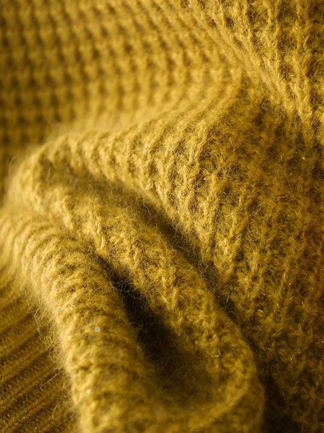 Jessica Loose V-Neck Solid Color Knitted Sweater