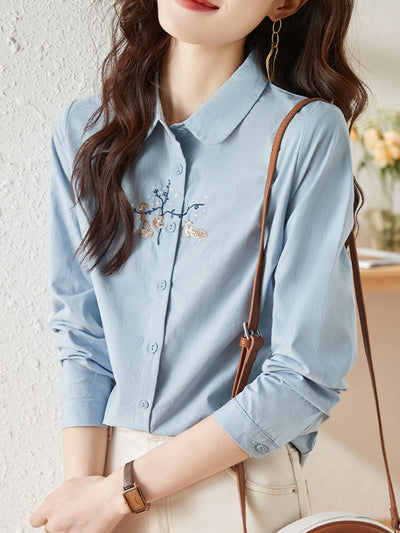 Bella Retro Embroidered Shirt