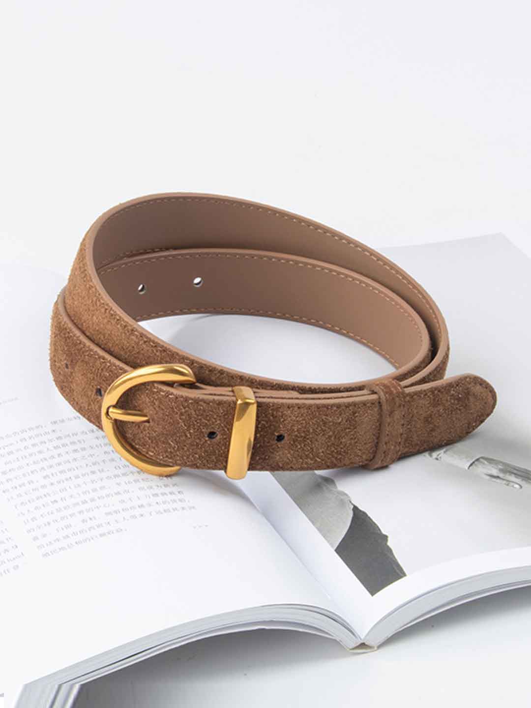 Retro Suede Belt