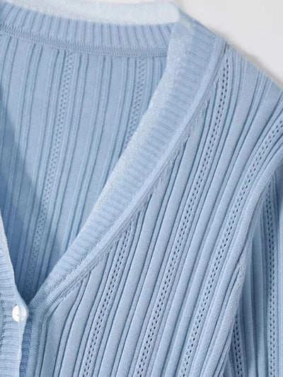 Emma Vintage V-Neck Knitted Cardigan