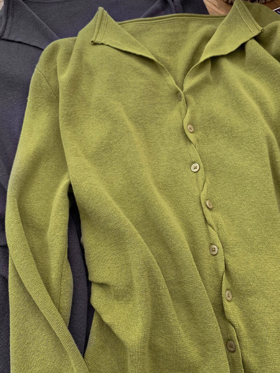 Mia Classic Lapel Knitted Cardigan