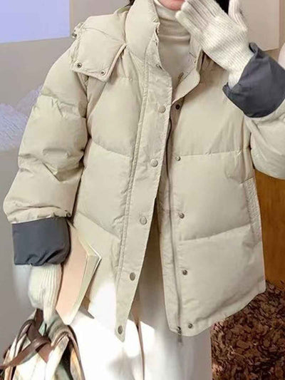 Mia Classic Solid Color Winter Coat