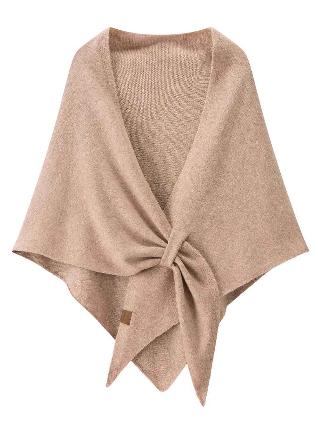 Zoey Classic Solid Color Knitted Shawl