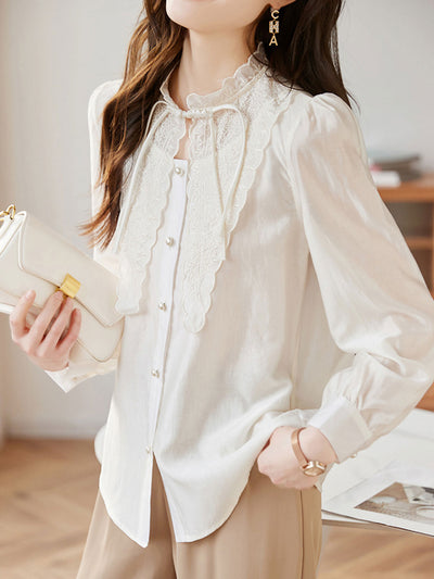 Emma Classic Embroidered Auricular Shirt