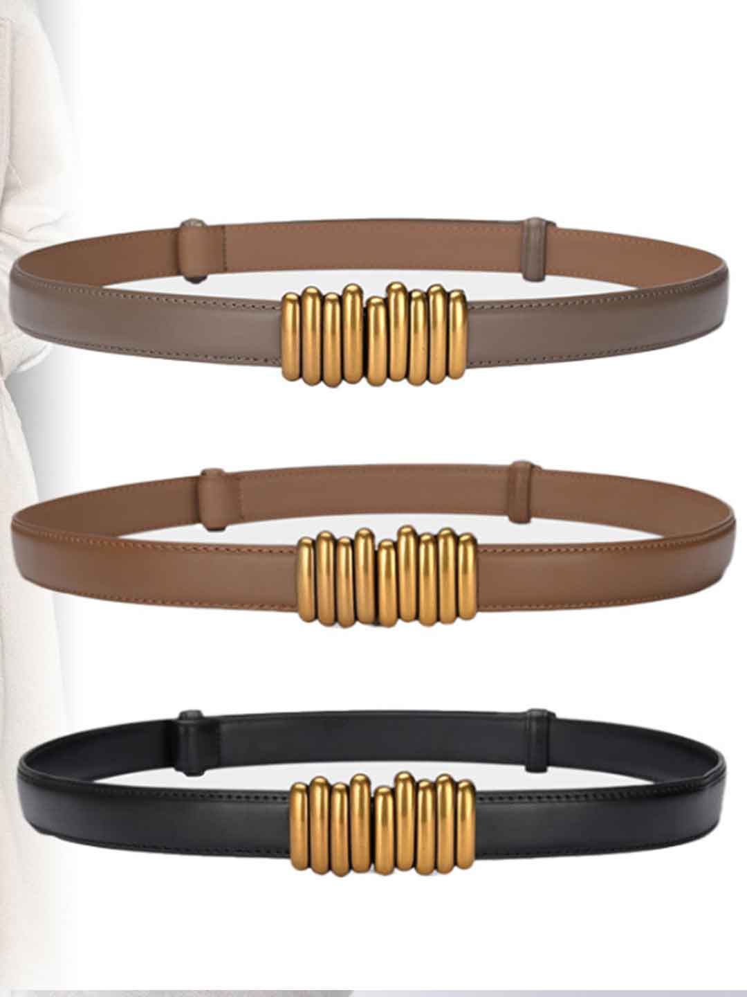 Vintage Adjustable Leather Belt