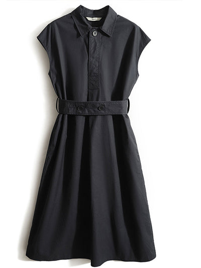 Zoey Elegant V-Neck Lapel Waist Dress