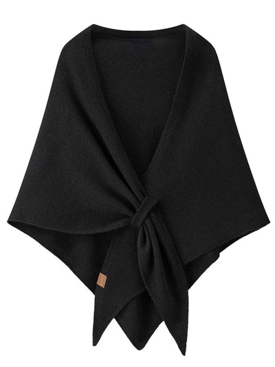 Zoey Classic Solid Color Knitted Shawl
