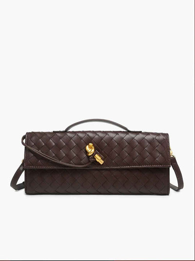 Baguette Shoulder Messenger Woven Bag