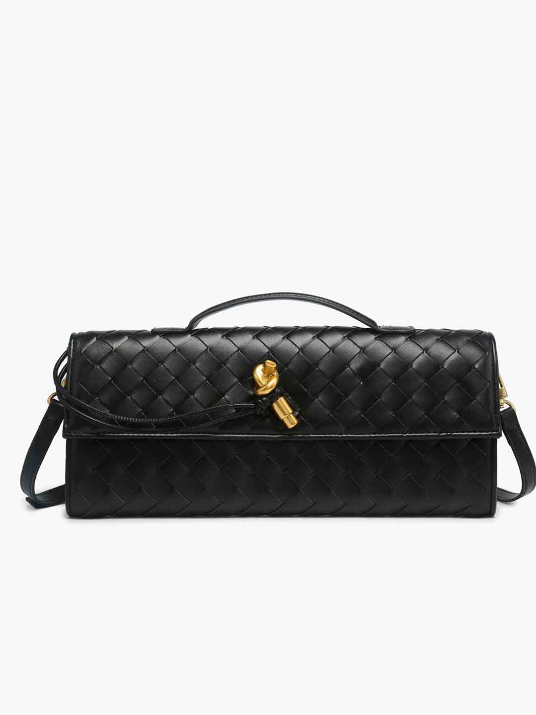 Baguette Shoulder Messenger Woven Bag