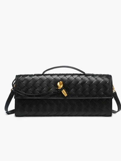 Baguette Shoulder Messenger Woven Bag