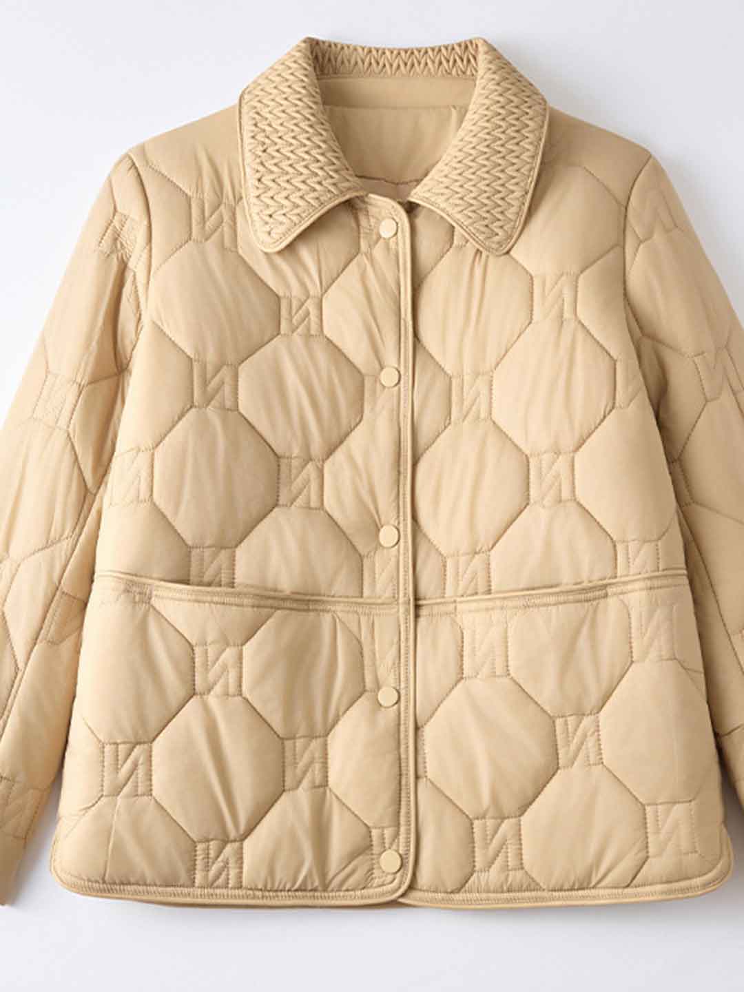 Ella Classic Lapel Solid Color Winter Coat
