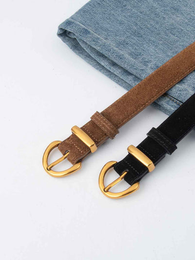 Retro Suede Belt
