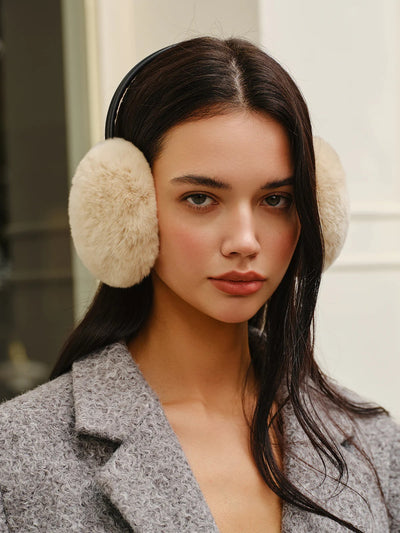 Retractable Fur Earmuffs